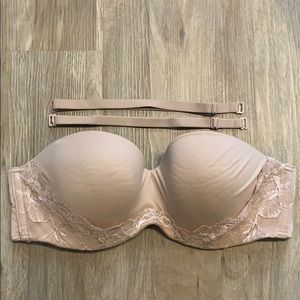 Victoria’s Secret Nude Strapless Bra